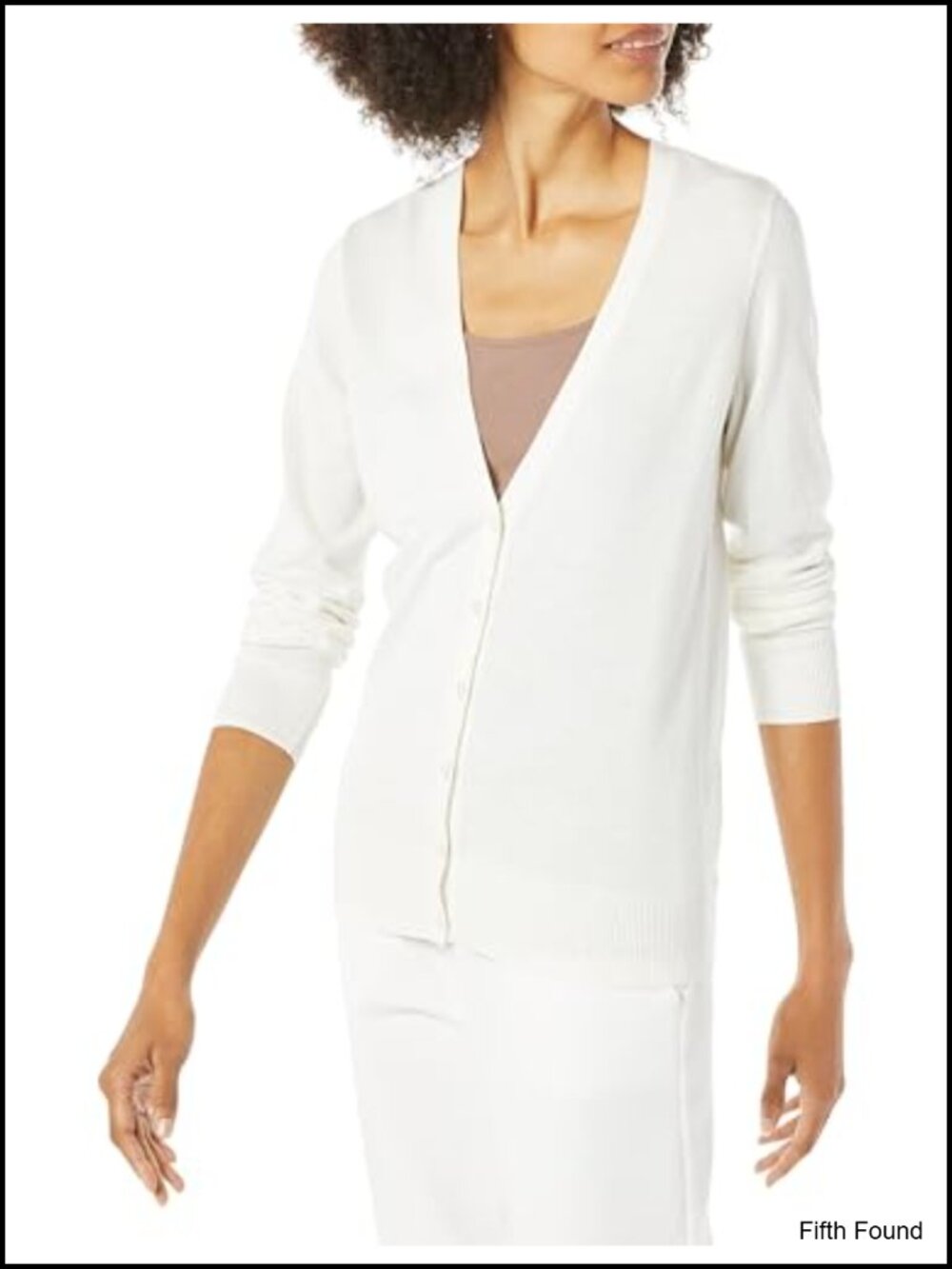 Women's Lightweight Button Front V-Neck Cardigan Sweater Long Sleeve